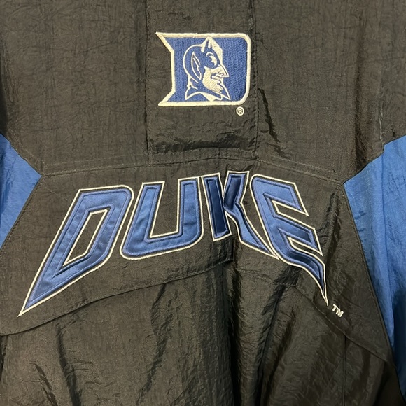 Vintage 90s Starter Half zip Duke Jacket Large - Picture 3 of 13